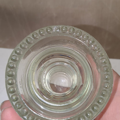 Vintage Hemingray Glass Clear Insulator h619