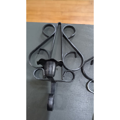 Vintage Metal Wall Hanging Candle Holders vwd5