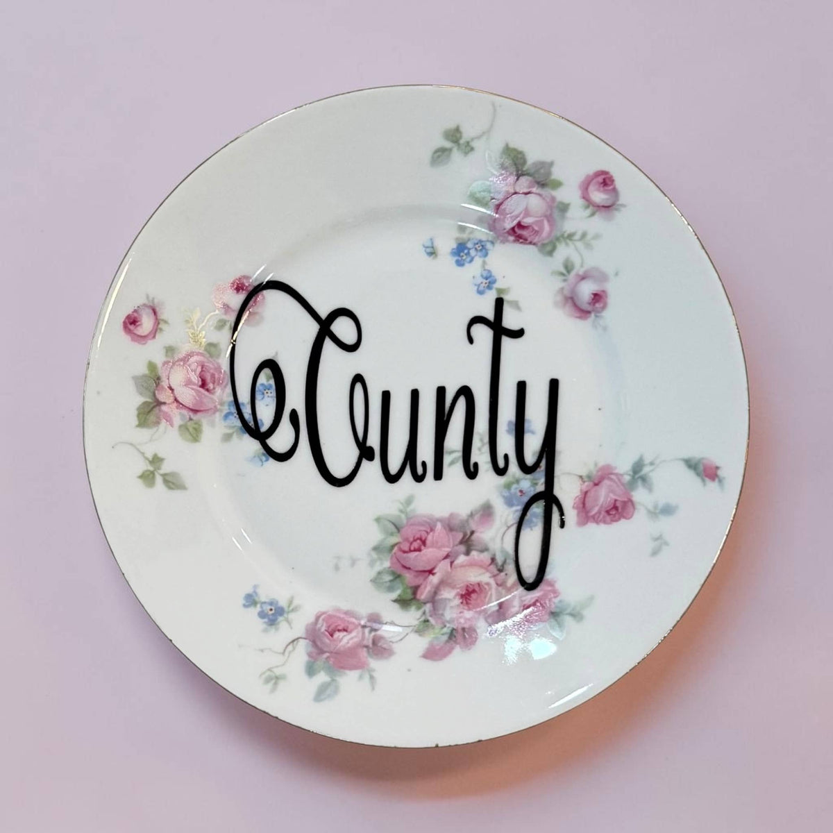Cunty Vintage Plate