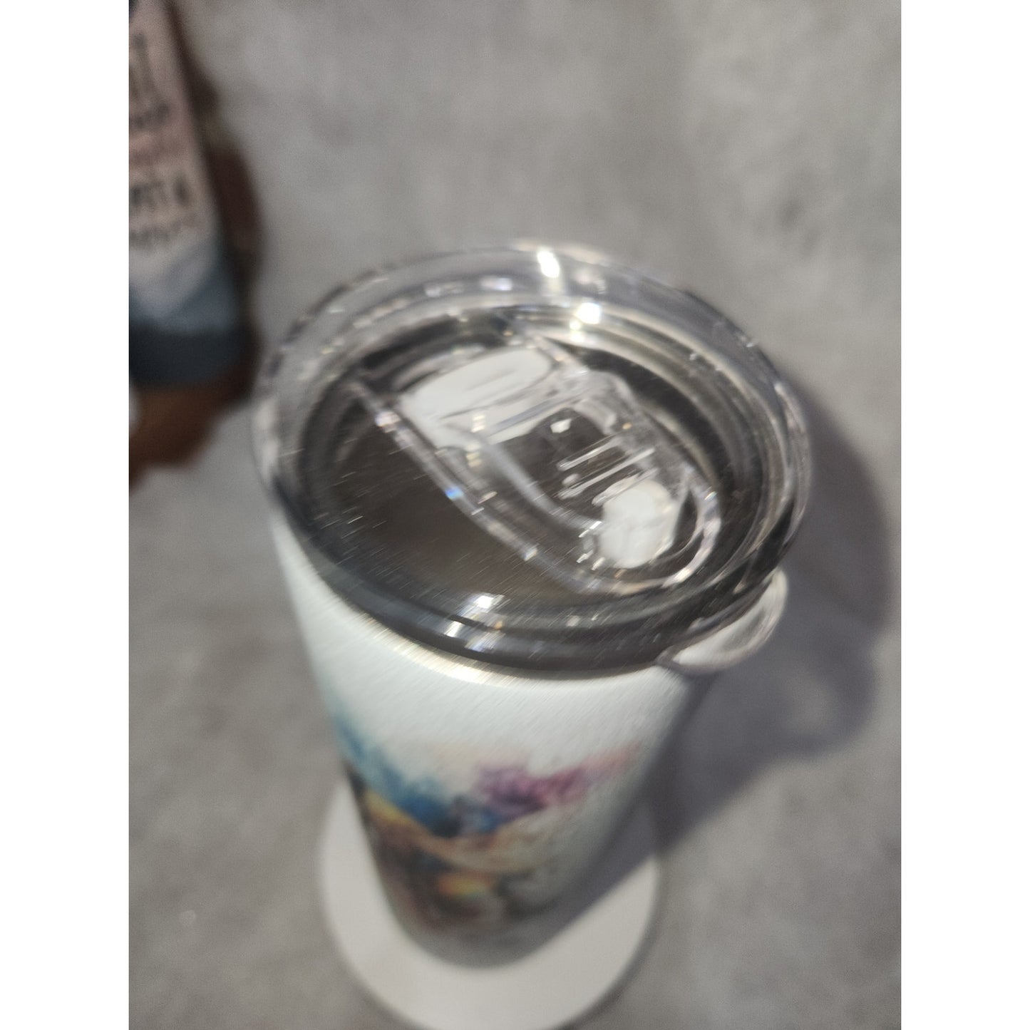 20 oz Stainless Steel Glitter Tumbler Bee Kind Bee Happy Bee Sweet
