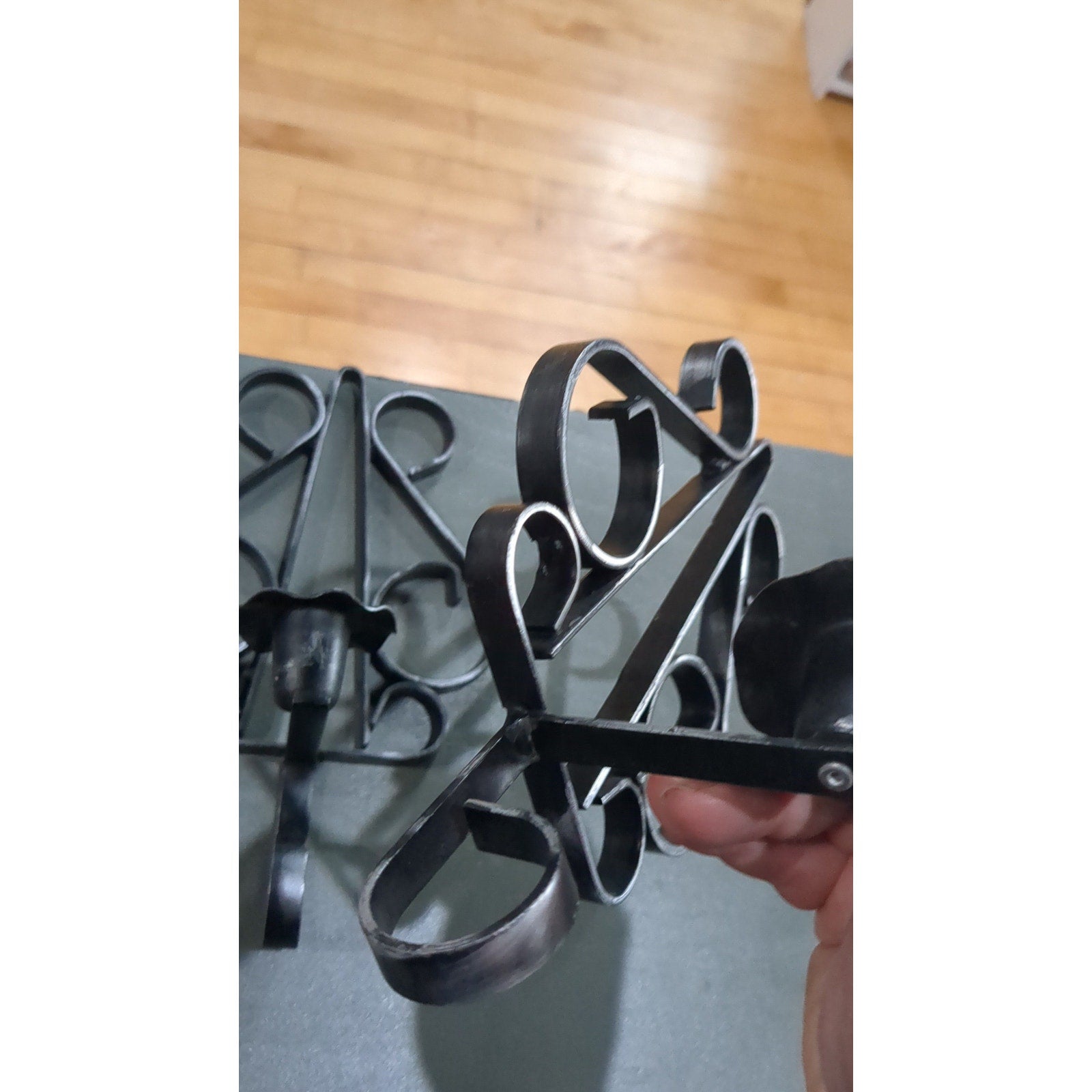 Vintage Metal Wall Hanging Candle Holders vwd5