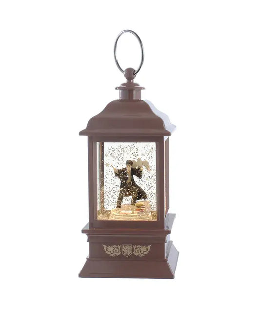 9"BO H POTTR SPINNING MUSICAL LANTERN+LED