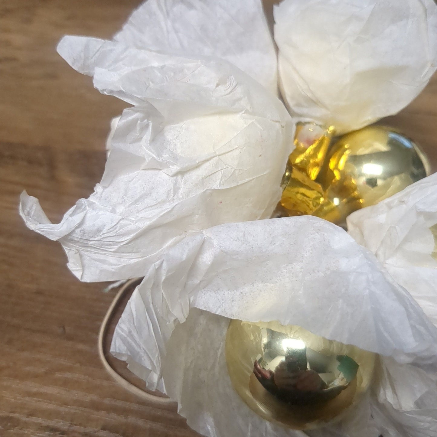 mercury glass floral
