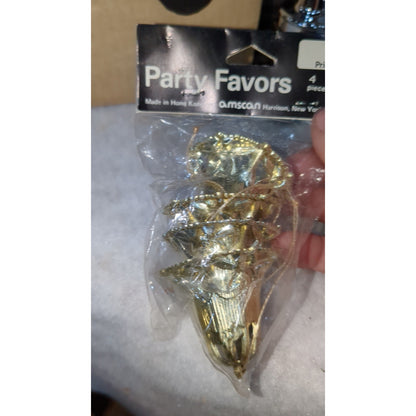 Vintage Plastic Filigree Bells New Old Stock