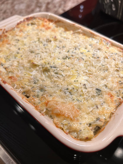 Spinach & Artichoke Baked Dip dsa