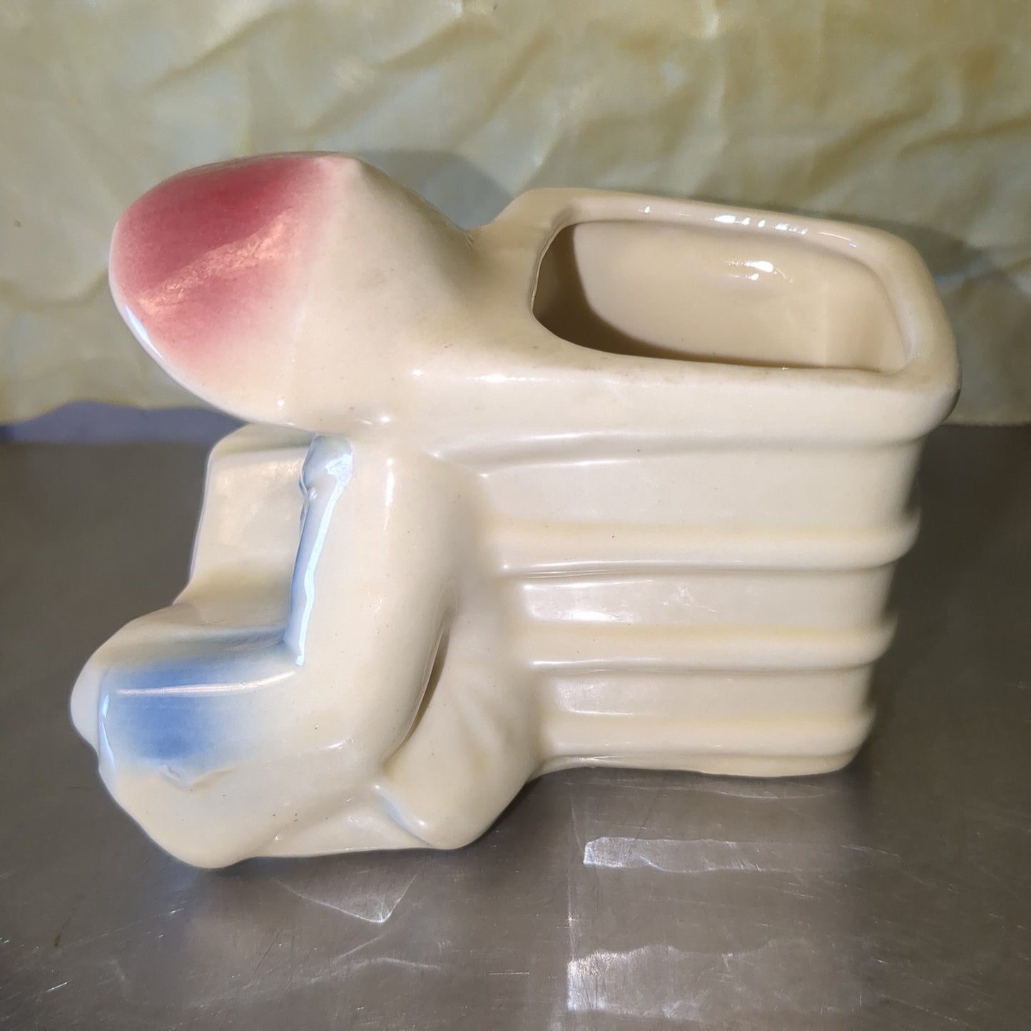 vintage 1950 Shawnee art Asian planter
