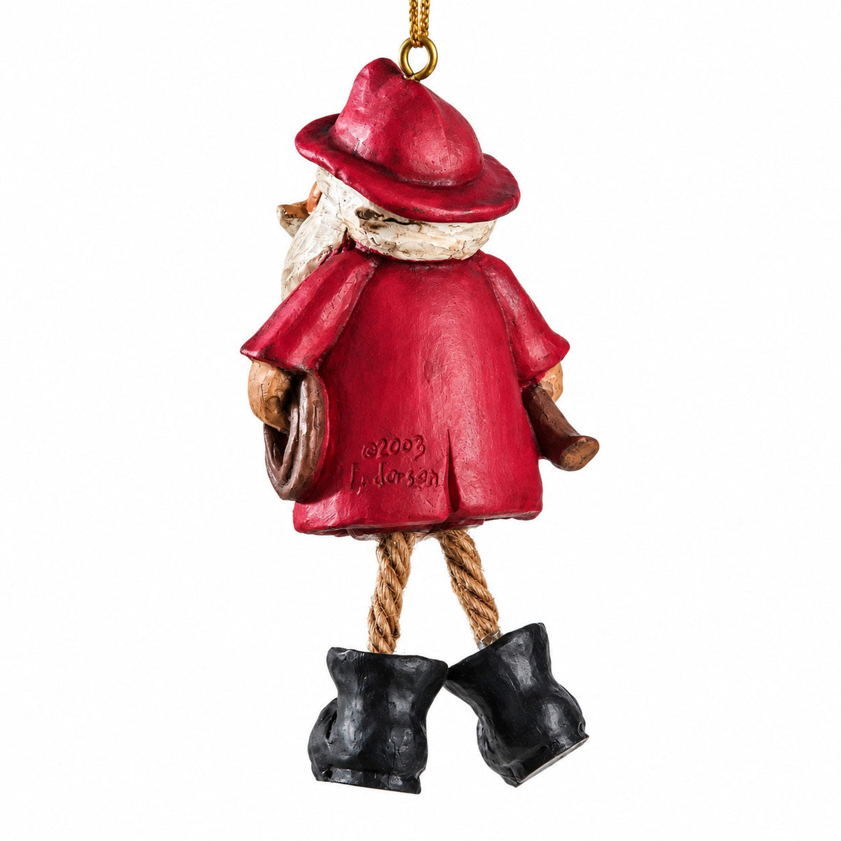 Fireman Santa Ornament | Bert Anderson Collection