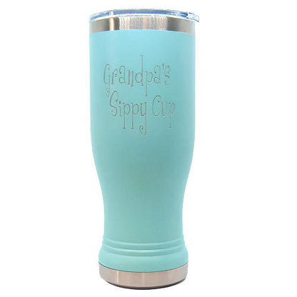 Stainless Steel Pilsner Tumbler | 14 oz | Customizable | RCK Creations & More