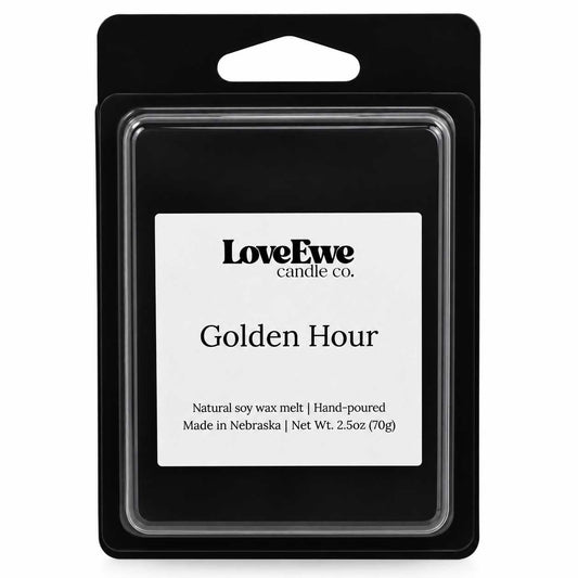 Golden Hour Scented Wax Melt | 2.5 oz | Love Ewe Candle Company
