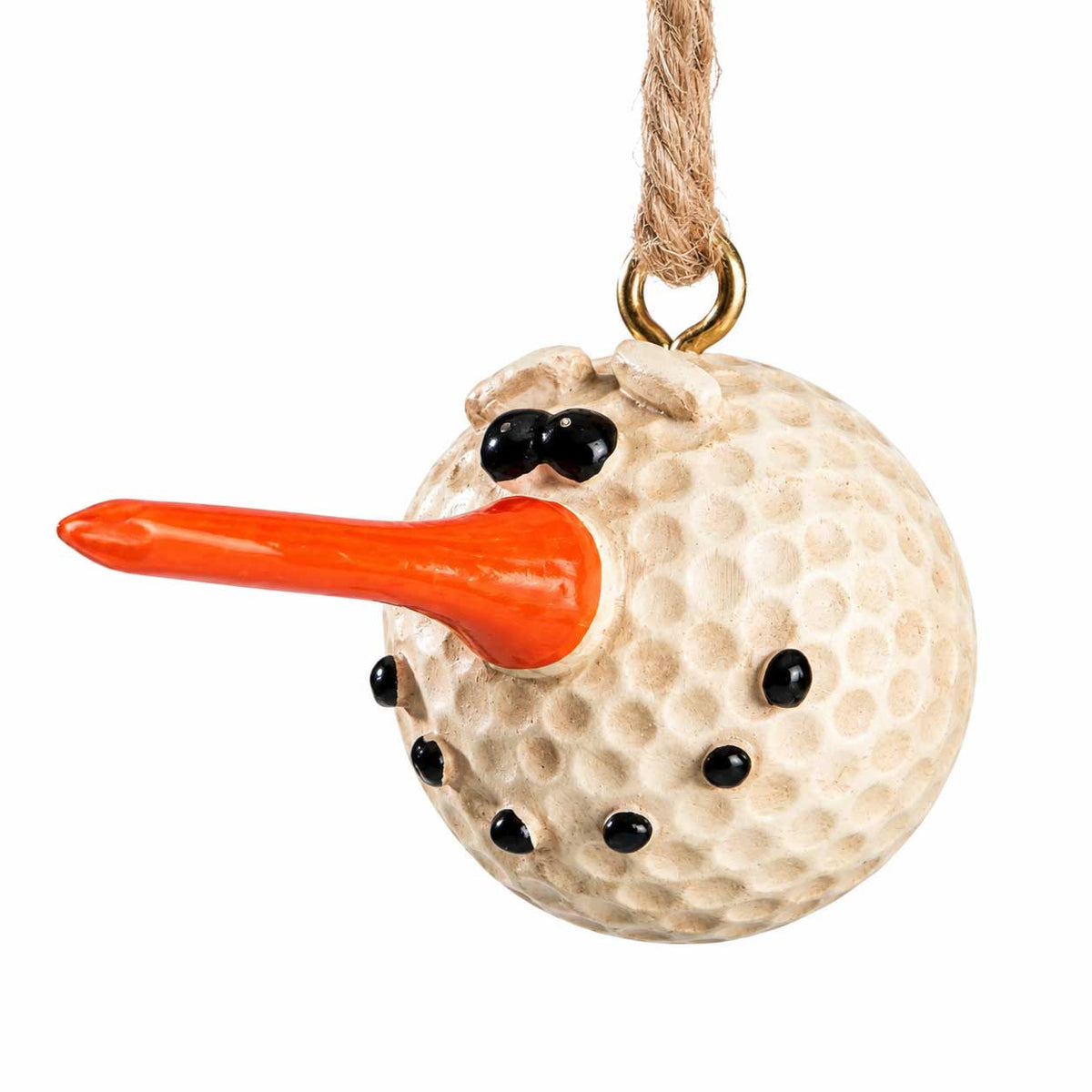 Golfball Snowman Ornament | Bert Anderson Collection