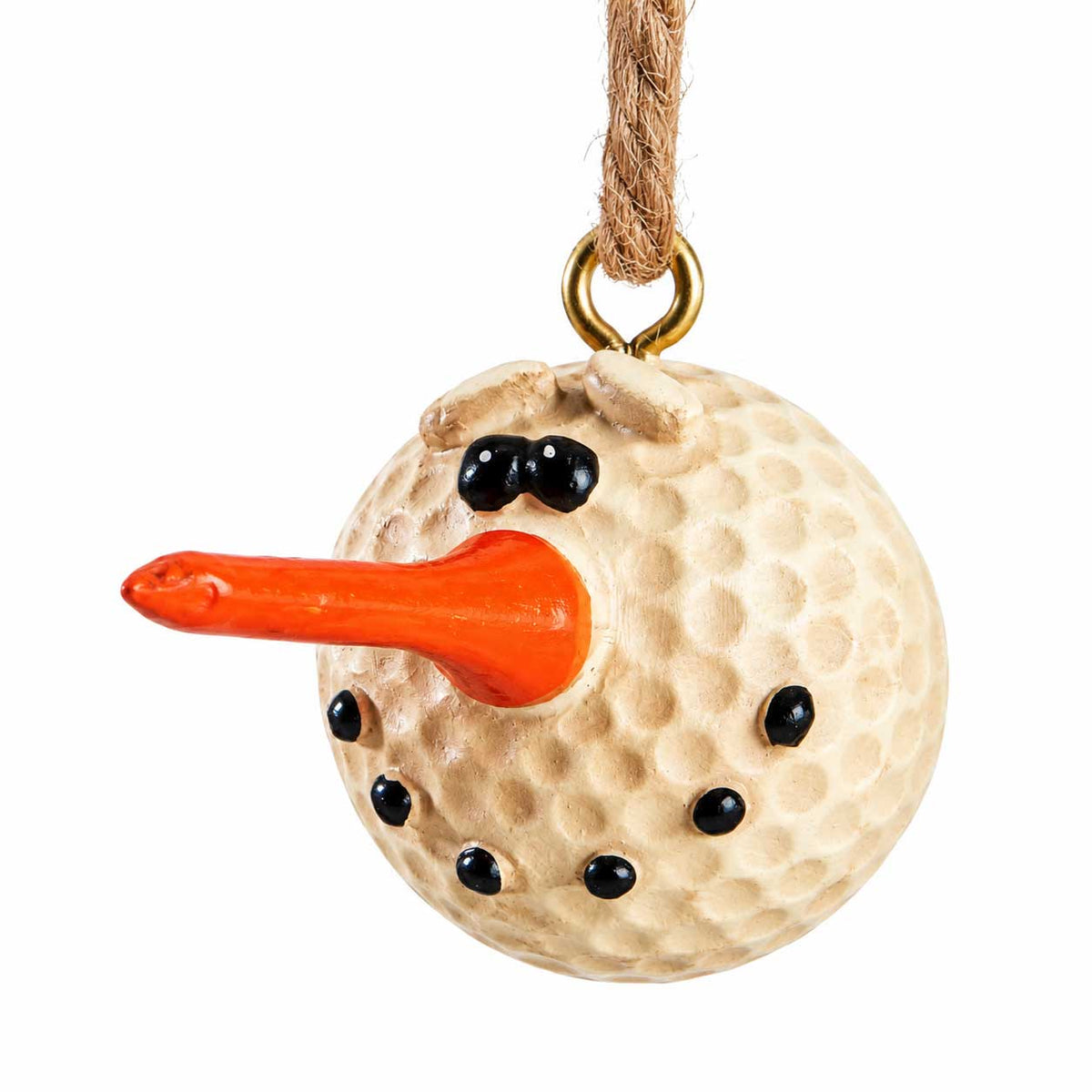 Golfball Snowman Ornament | Bert Anderson Collection