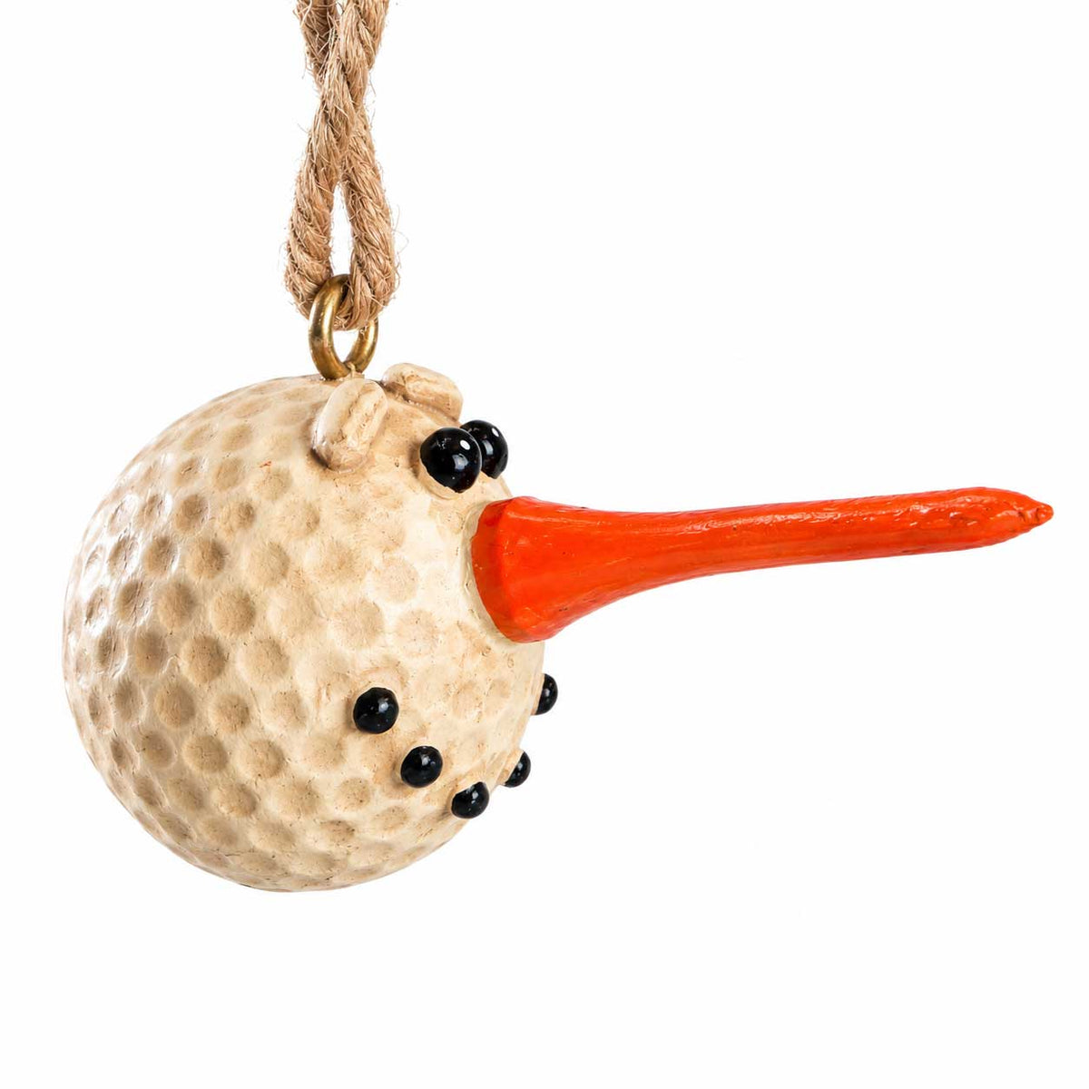 Golfball Snowman Ornament | Bert Anderson Collection