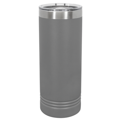 Skinny Tumbler with Slider Lid | 22 oz | Multiple Colors | Customizable | RCK Creations & More