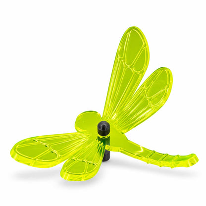 Small Garden Dragonfly Decor | Multiple Colors | Glowing Creation Green
