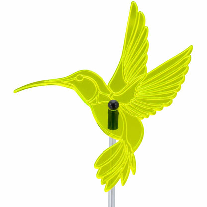 Garden Hummingbird Yard Decor | Variety 4 Pack | Glowing Creation