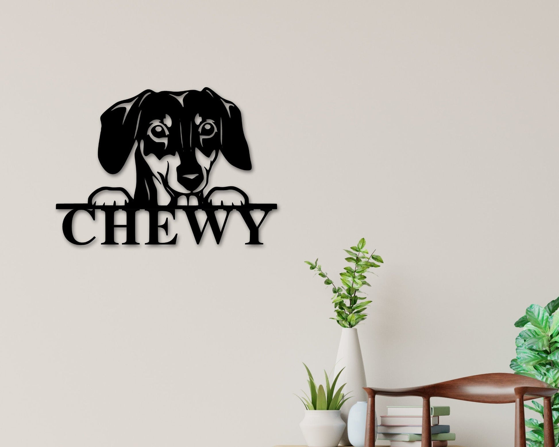 Dachshund Dog Breed Custom Metal Sign