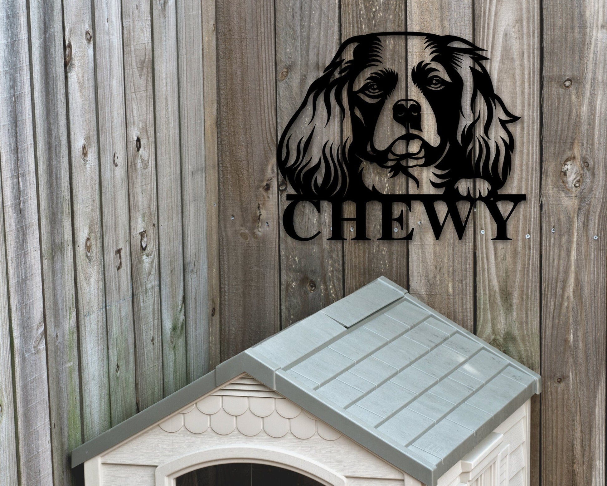 King Charles Spaniel Dog Breed Custom Metal Sign