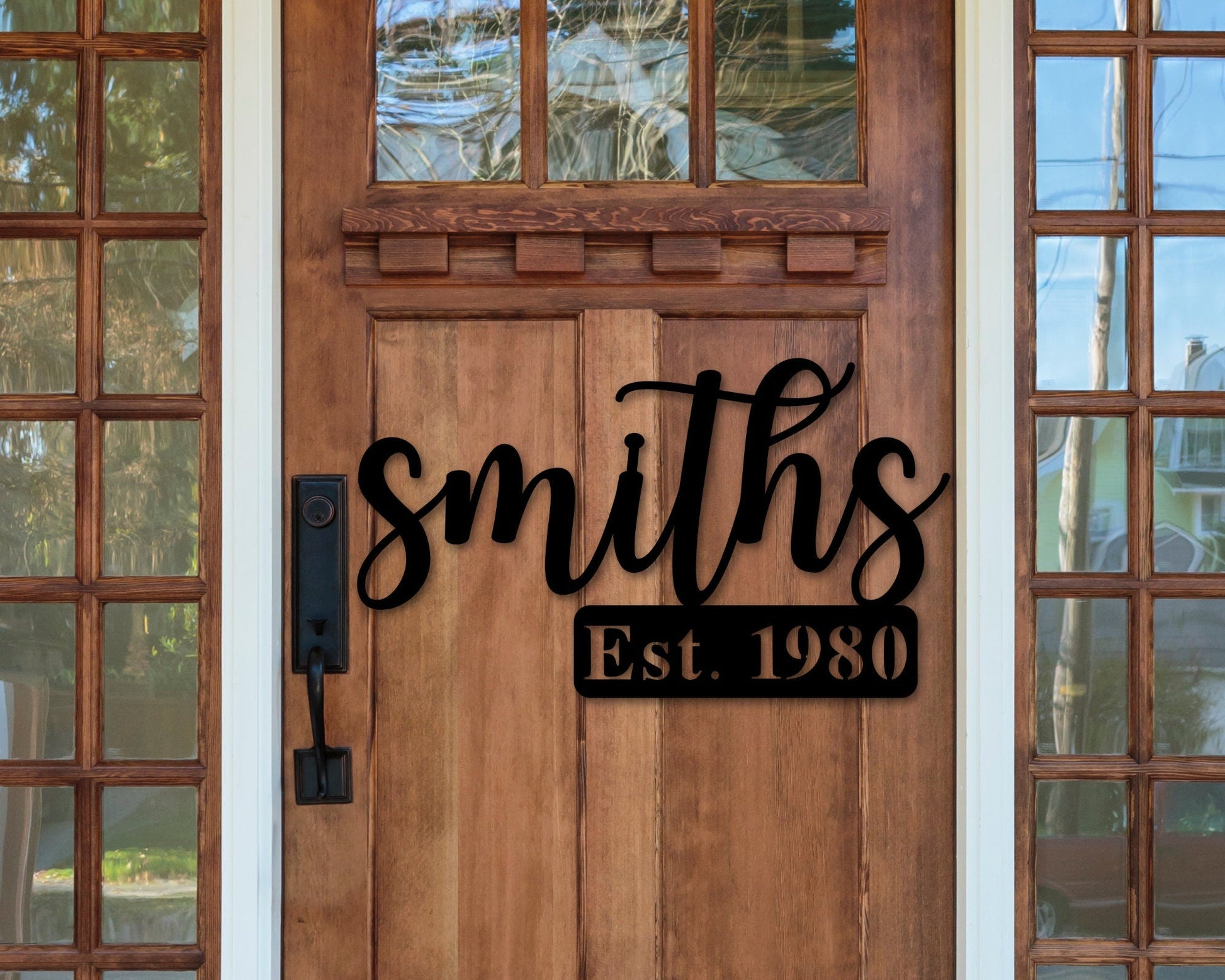 Family Name Custom Metal Sign