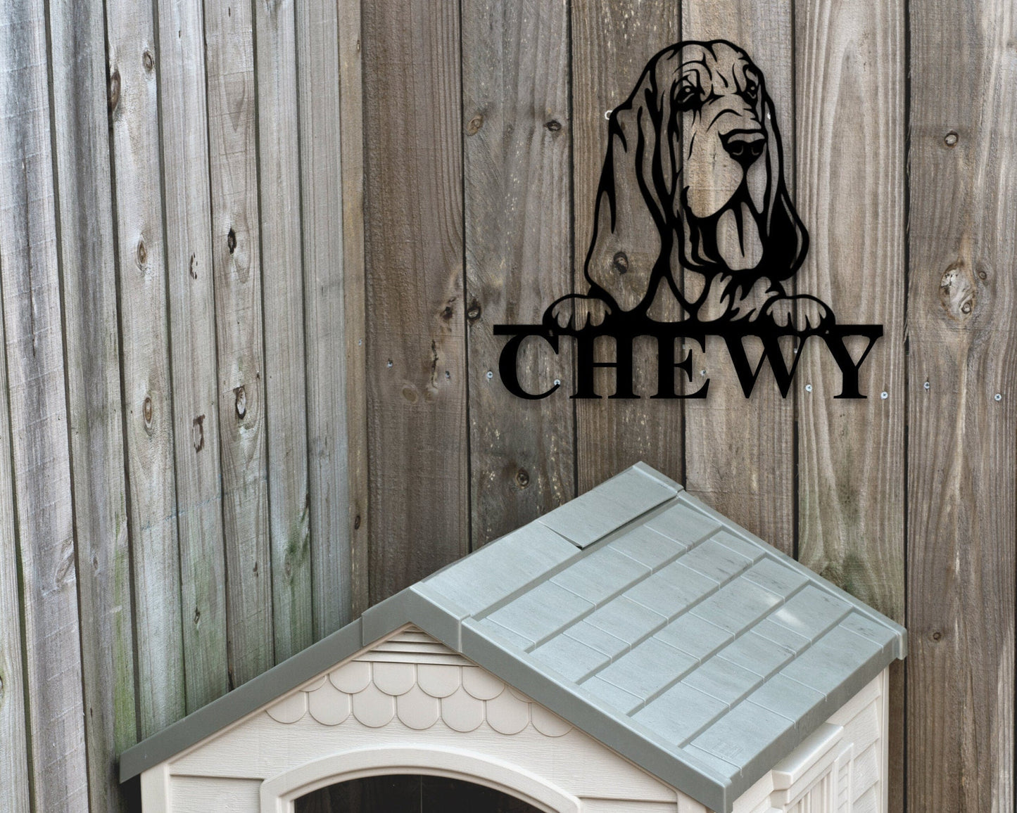 Bloodhound Dog Breed Custom Metal Sign