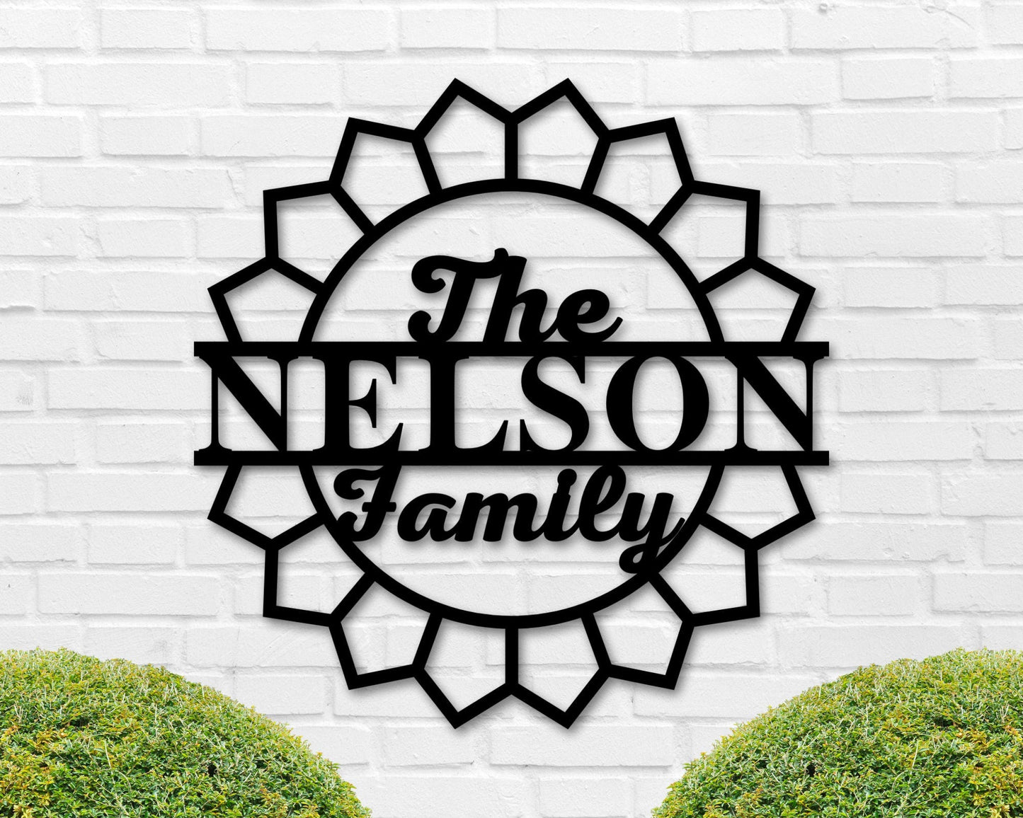 Family Name Custom Metal Sign