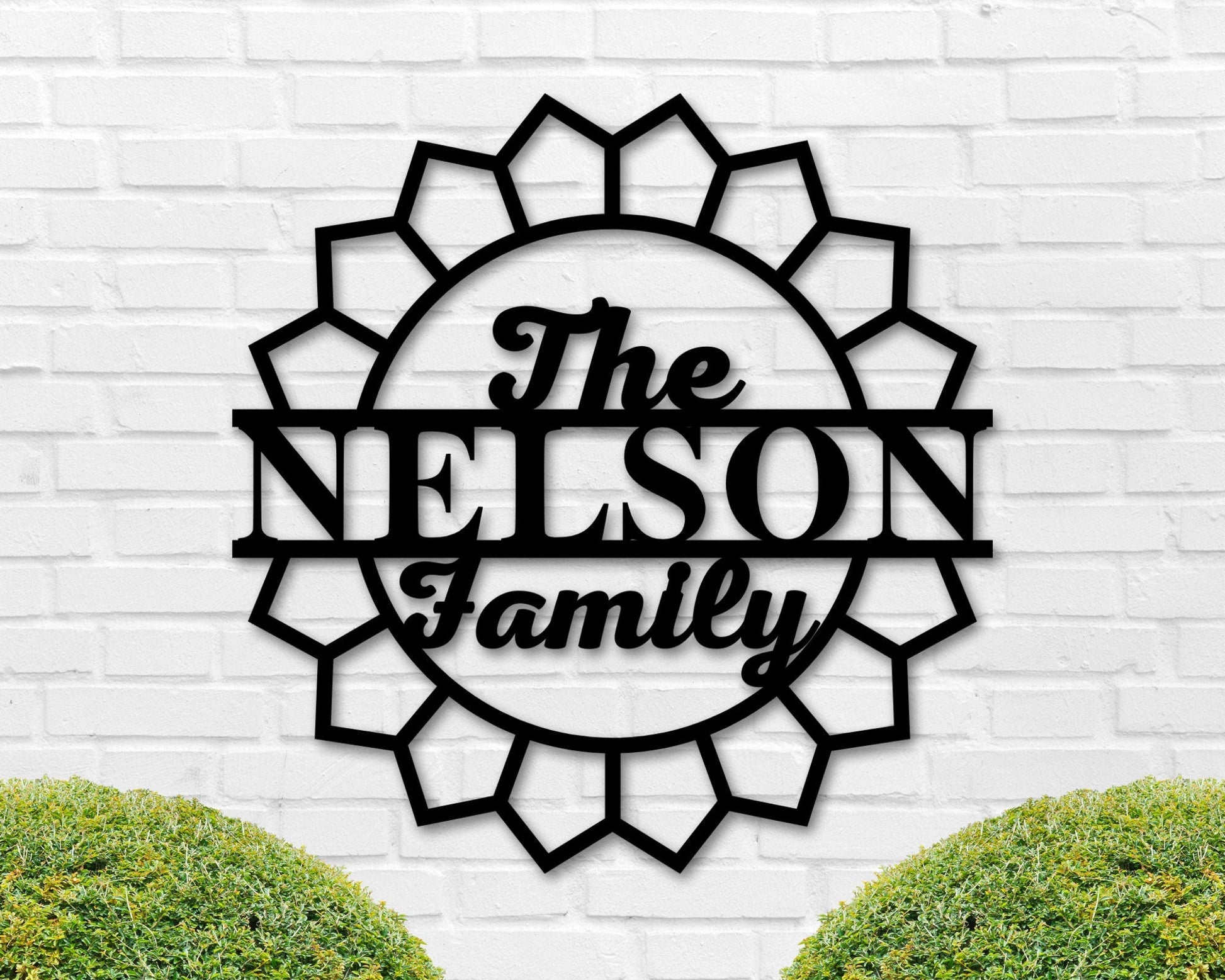 Family Name Custom Metal Sign