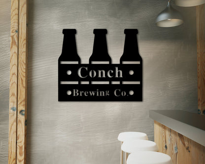 Brewery Names Custom Metal Sign