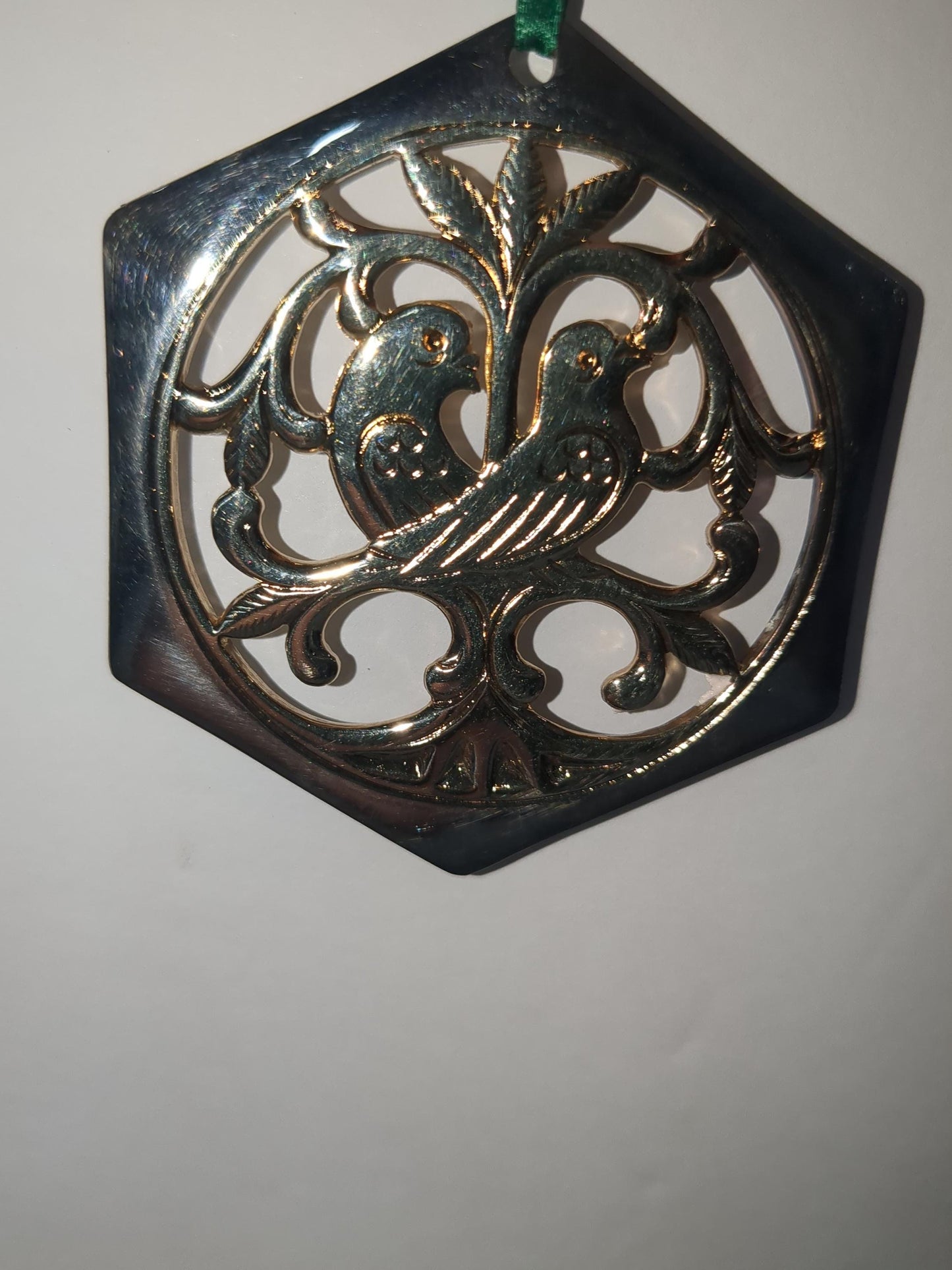 Reed & Barton The 12 Days of Christmas Ornament Collection Partridge in a Pear Tree and Two Turtle Doves