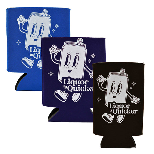 Liquor is Quicker Koozie | Multiple Colors & Sizes | The Hex + Hive