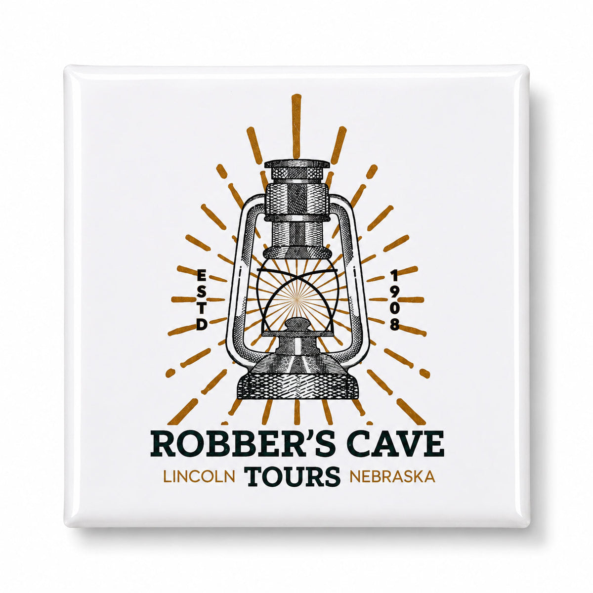 Robber's Cave Magnet | 2 x 2 | Multiple Designs | Robber's Cave Black Cave
