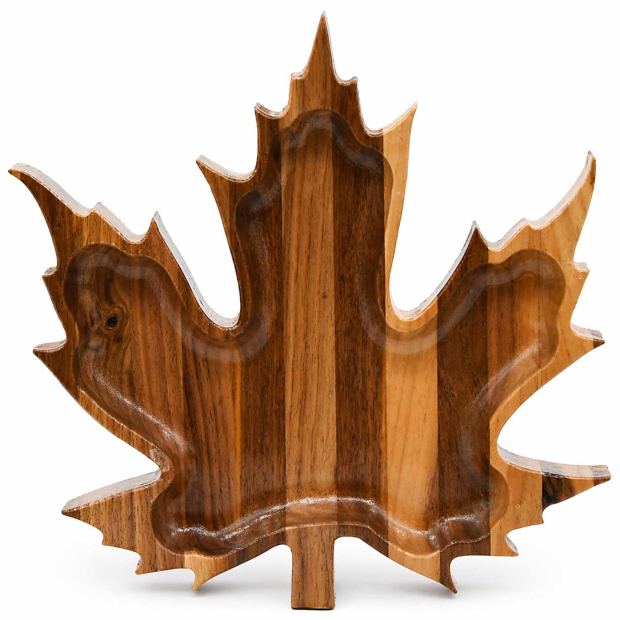 Handcrafted Maple Leaf Candy Dish | 9" x 9" x 1.5" | Wilkens Wood Design