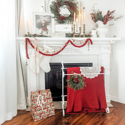 Freestanding Ornate Towel Stand