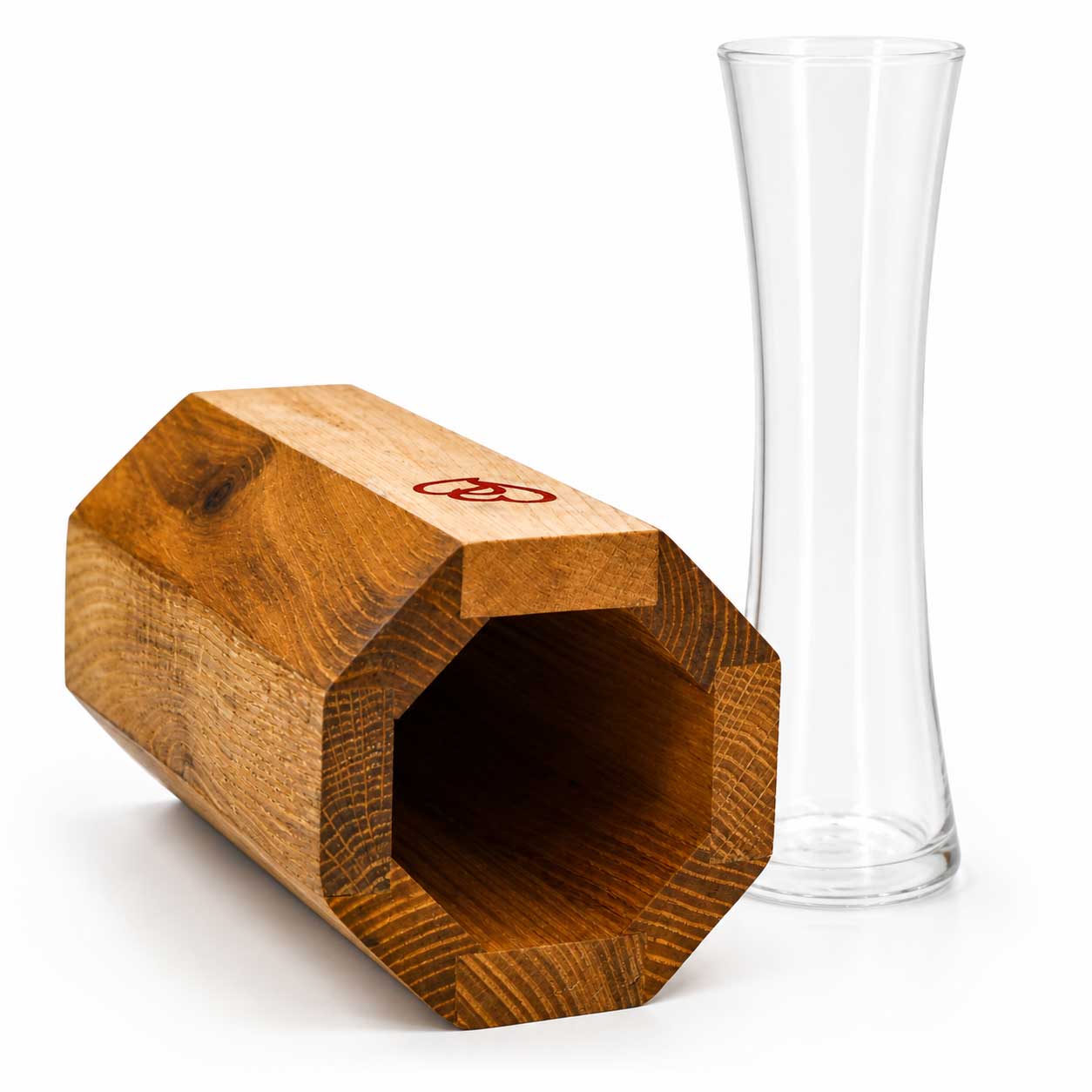 Wooden Flower Vase Holder | Multiple Designs | Raising Grain Wood Works