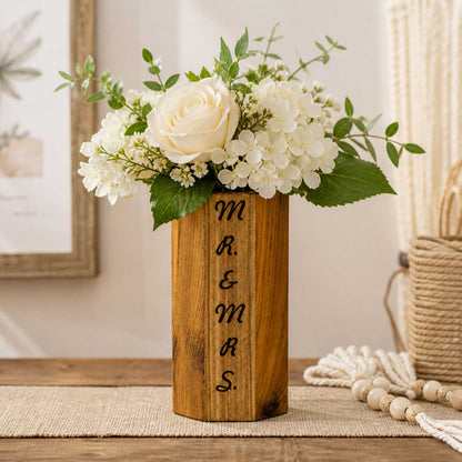 Wooden Flower Vase Holder | Multiple Designs | Raising Grain Wood Works