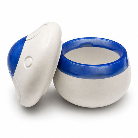 Mushroom Shaped Jar With Lid | 3.5" x 3.5" | Color Crete Creation