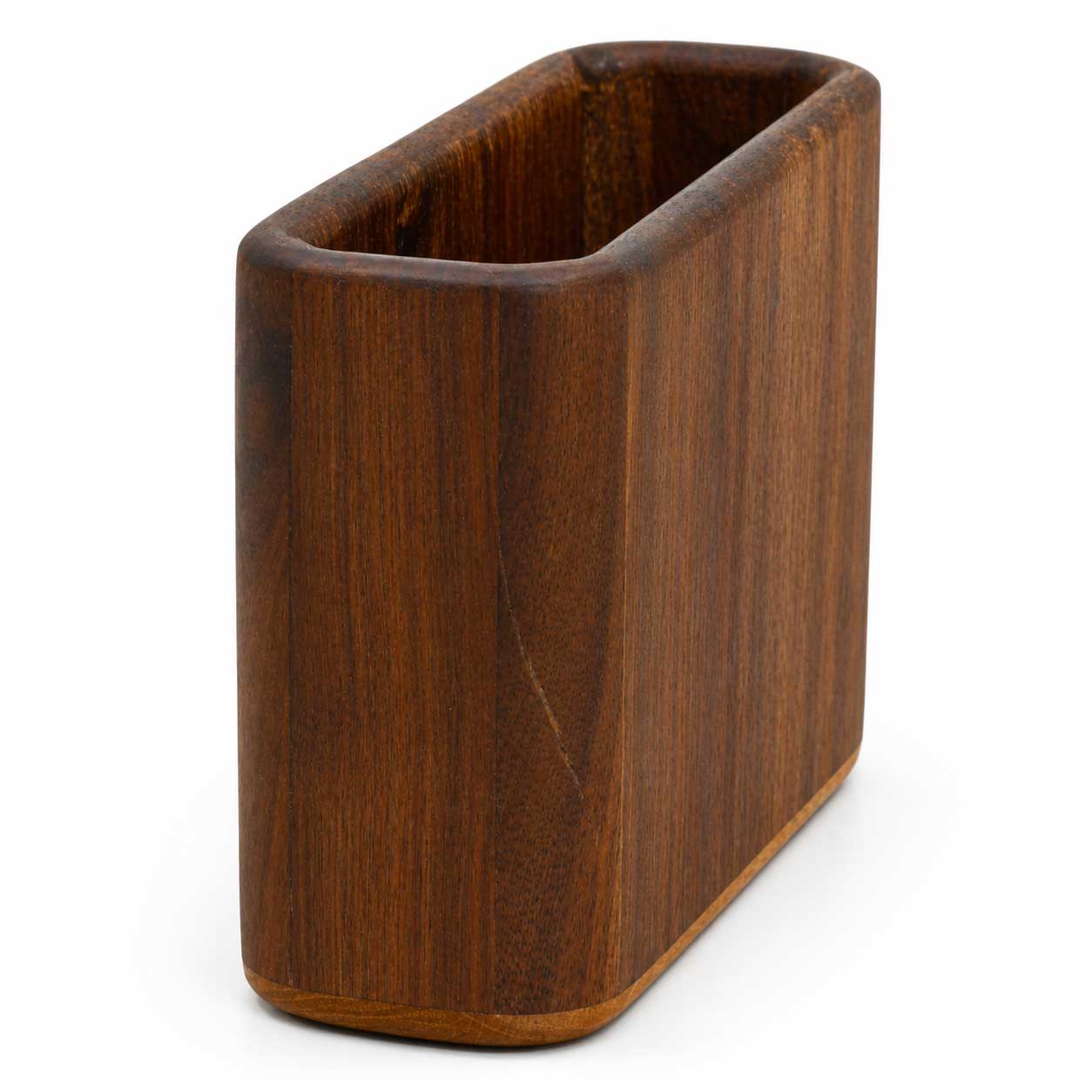 Handcrafted Walnut & Oak Wood Napkin Holder | Muliple Designs | Raising Grain Wood Works