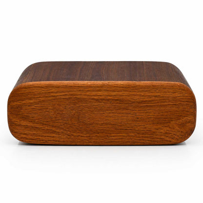 Handcrafted Walnut & Oak Wood Napkin Holder | Muliple Designs | Raising Grain Wood Works