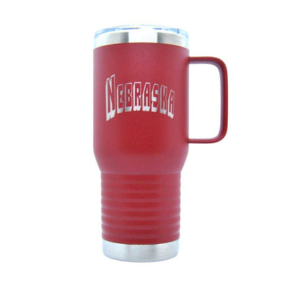 Stainless Steel Cup with Handle | 20 oz | Multiple Colors | Customizable | RCK Creations & More
