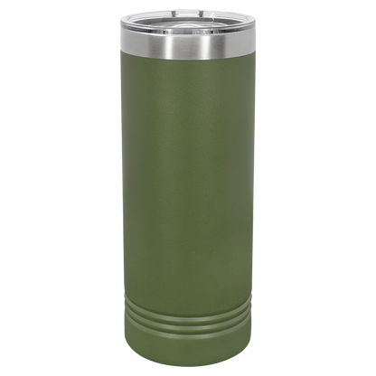 Skinny Tumbler with Slider Lid | 22 oz | Multiple Colors | Customizable | RCK Creations & More