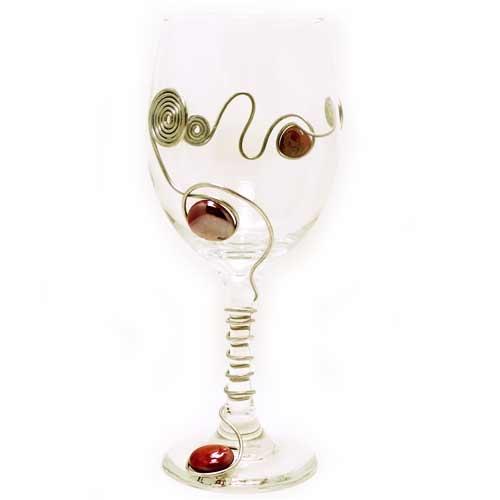 SALE | Embellished Wine Glass