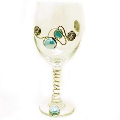 SALE | Embellished Wine Glass