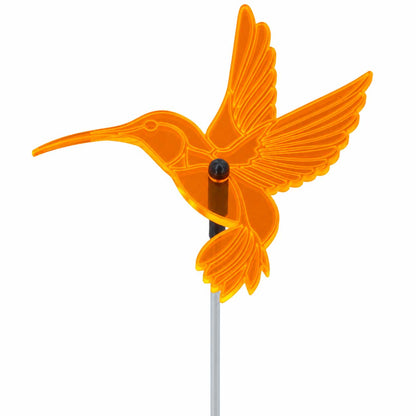 Garden Hummingbird Yard Decor | Variety 4 Pack | Glowing Creation