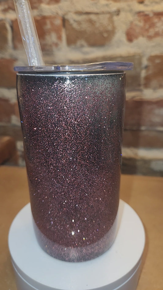 12 oz Insulated Stainless Steel Resin and Glitter Gippy Tumbler CLEARANCE sc5