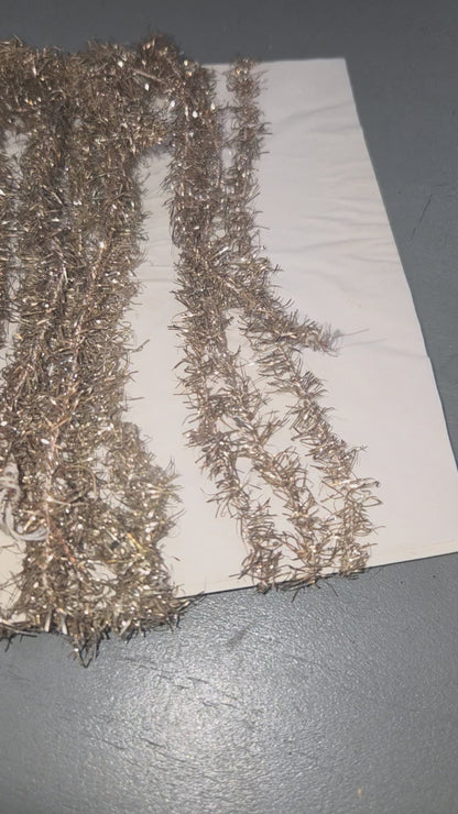 Antique Wire Tinsel Garland AS IS hg6