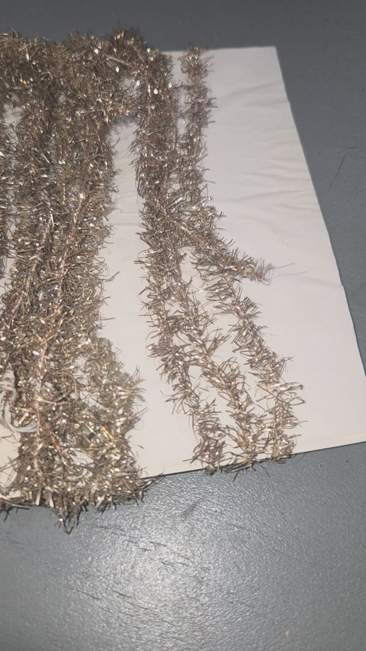 Antique Wire Tinsel Garland AS IS hg6