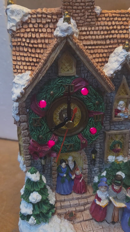 Vintage Avon Holiday Melody Clock in Box Works