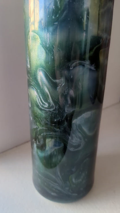 20 ounce stainless steel, Insulated, alcohol ink art Tumbler CLEARANCE ai15