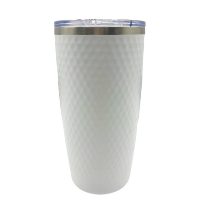 Stainless Steel "This Lady Has A Lot Of Drive" Golf Tumbler | 20 oz | White | RCK Creations & More