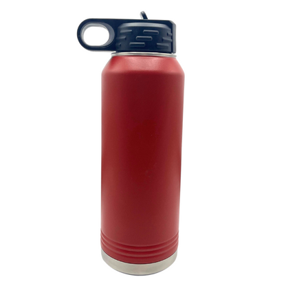 Stainless Steel Nebraska Engraved Water Bottle | 32 oz | Multiple Colors | RCK Creations & More