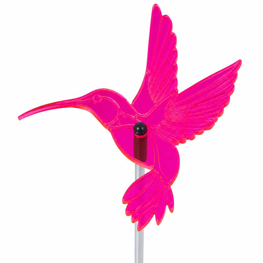 Garden Hummingbird Yard Decor | Variety 4 Pack | Glowing Creation