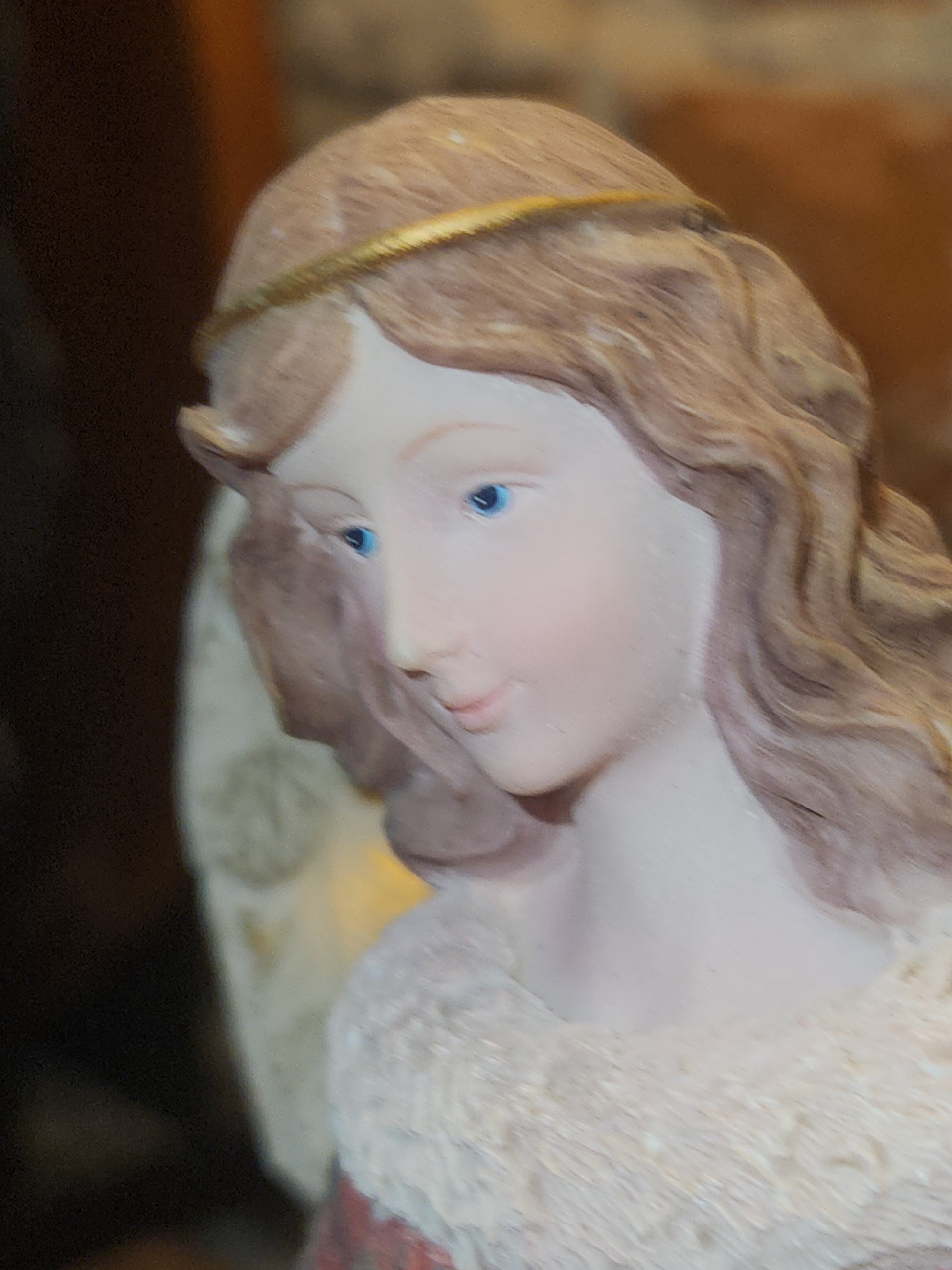 Symphony of Lights Angel Figurine Lights Up And Plays Silent Night an8